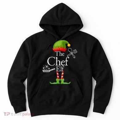 The Chef Elf Matching Family Holidays Hoodie