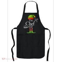 The Chef Elf Matching Family Holidays Apron thumb 0