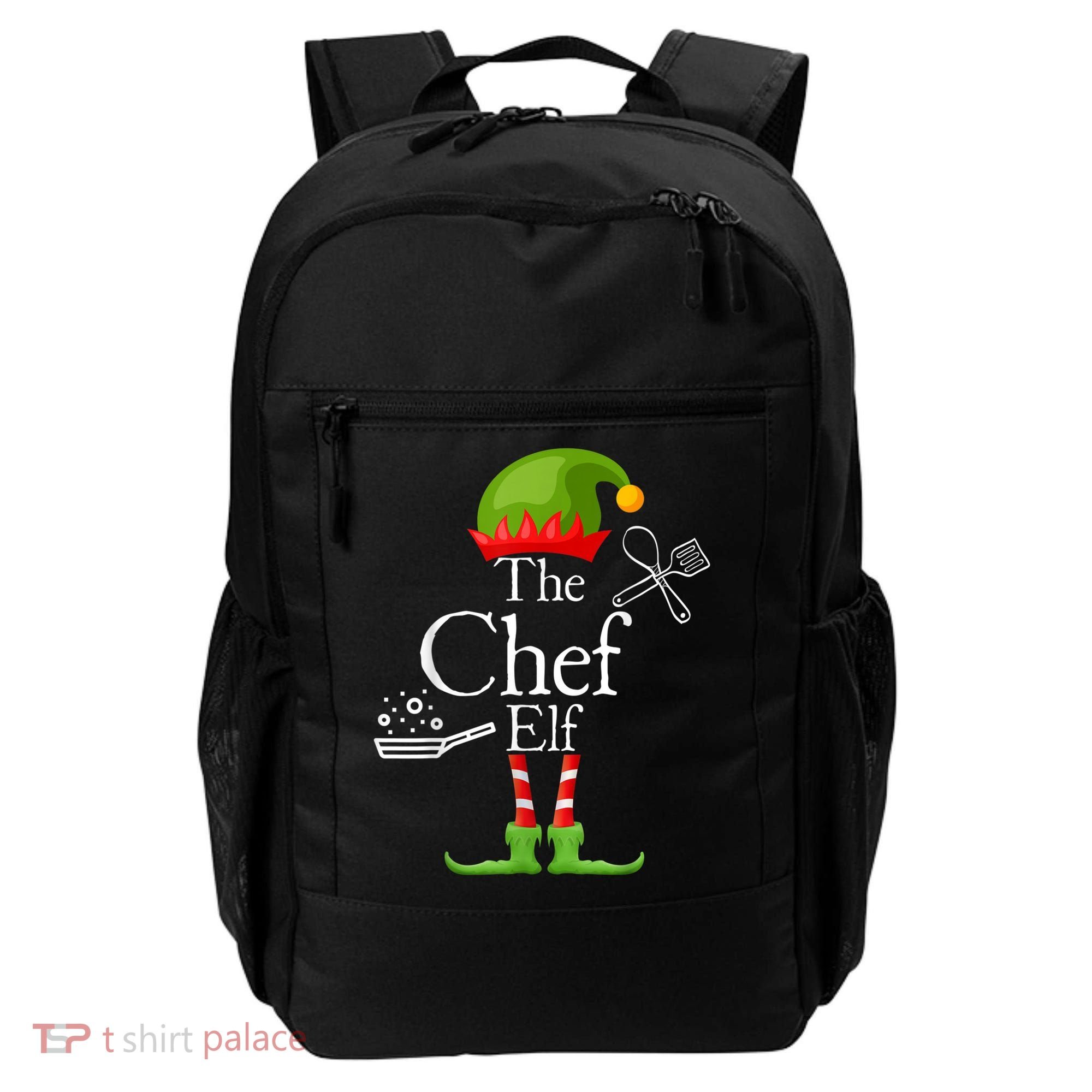 The Chef Elf Matching Family Holidays Backpack