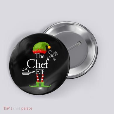 The Chef Elf Matching Family Holidays Button