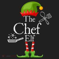 The Chef Elf Matching Family Holidays Beanie thumb 2
