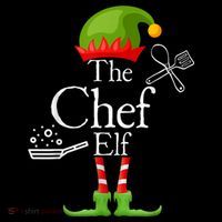 The Chef Elf Matching Family Holidays Women's Hoodie thumb 2