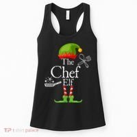 The Chef Elf Matching Family Holidays Women's Tank Top thumb 0