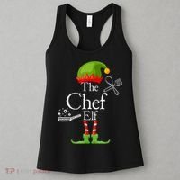 The Chef Elf Matching Family Holidays Women's Tank Top thumb 3
