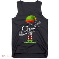 The Chef Elf Matching Family Holidays Tank Top thumb 0