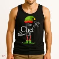 The Chef Elf Matching Family Holidays Tank Top thumb 3