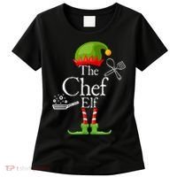 The Chef Elf Matching Family Holidays Women's T-Shirt thumb 0