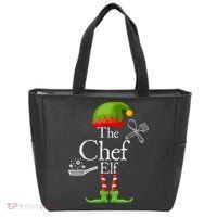 The Chef Elf Matching Family Holidays Tote Bag thumb 0