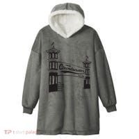 True Clevelander! Euclid Beach Park Arch in Cleveland Ohio Hooded Wearable Blanket thumb 0