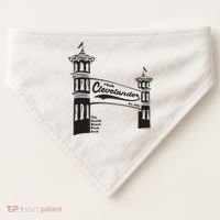 True Clevelander! Euclid Beach Park Arch in Cleveland Ohio USA-Made Doggie Bandana thumb 0