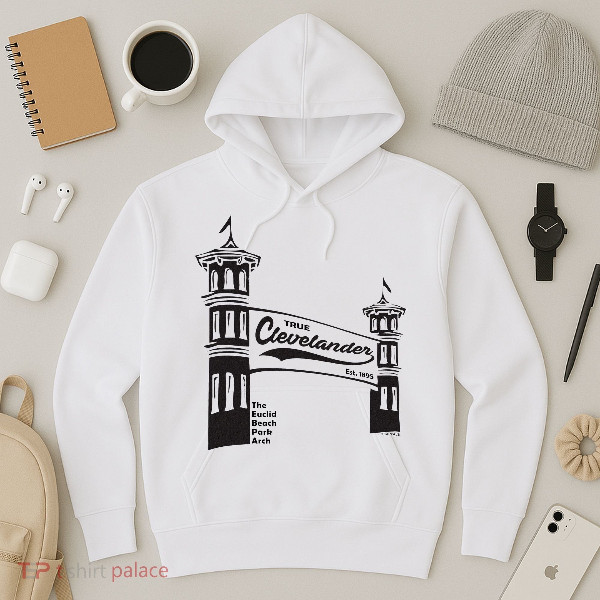True Clevelander! Euclid Beach Park Arch in Cleveland Ohio Hoodie