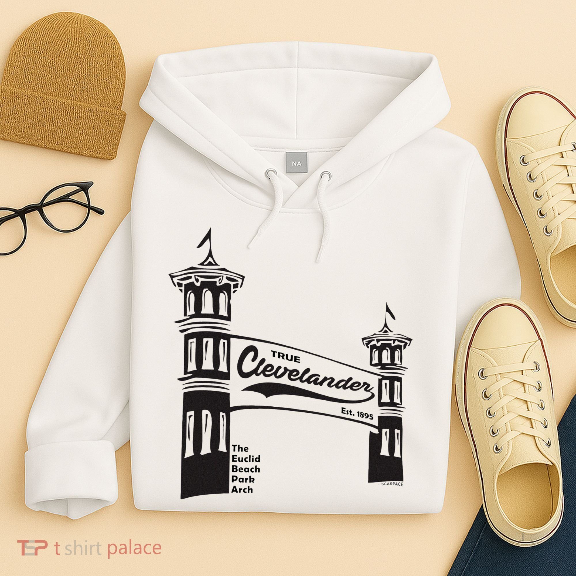 True Clevelander! Euclid Beach Park Arch in Cleveland Ohio Hoodie