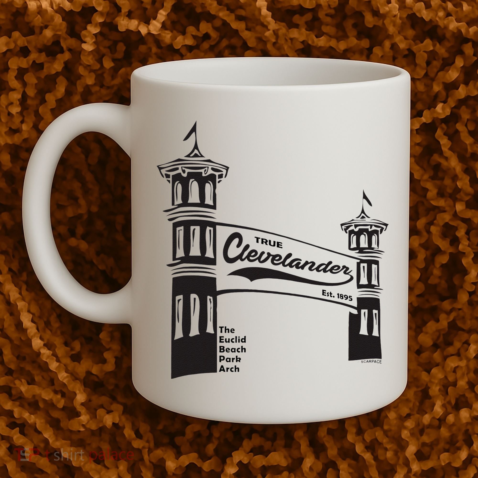 True Clevelander! Euclid Beach Park Arch in Cleveland Ohio Coffee Mug