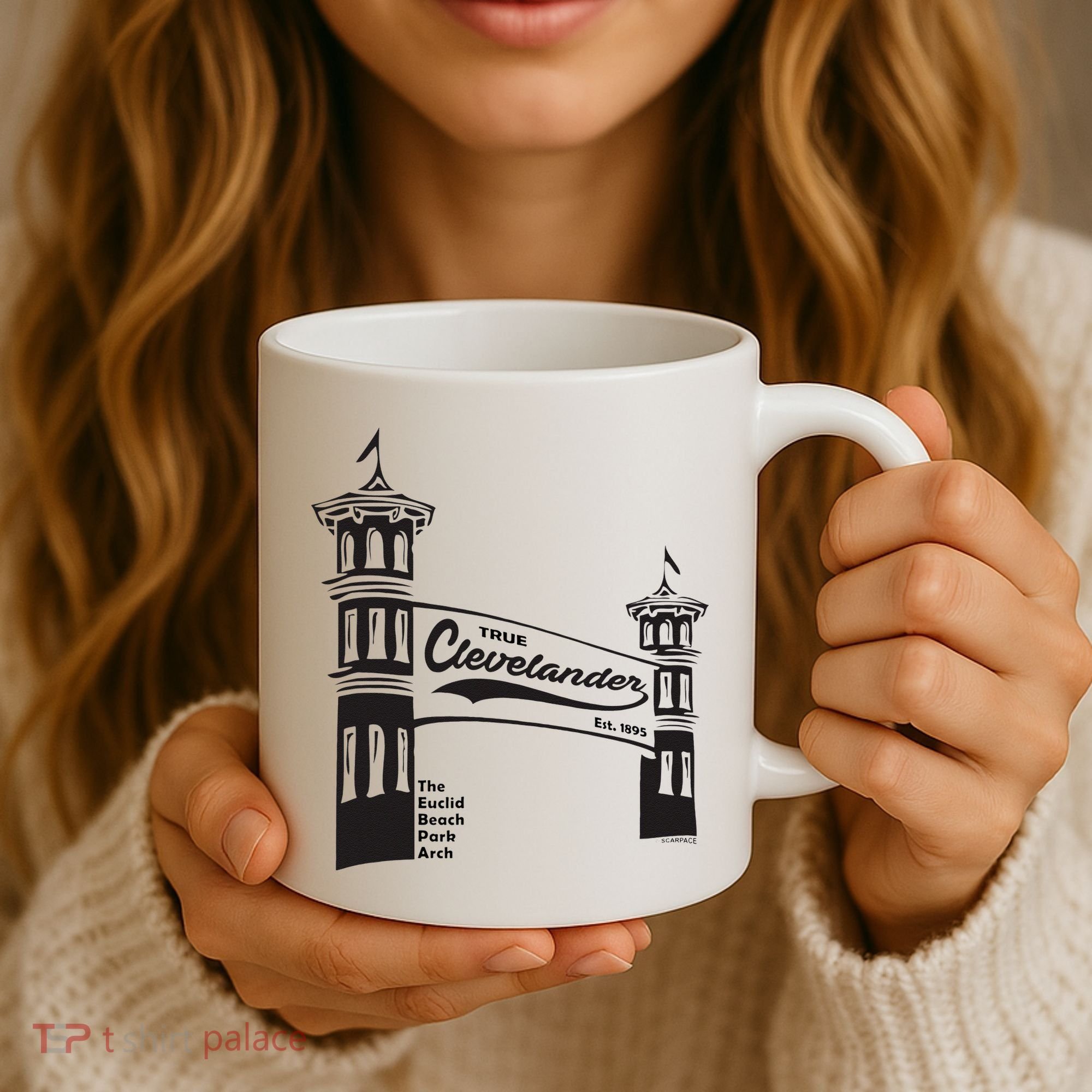 True Clevelander! Euclid Beach Park Arch in Cleveland Ohio Coffee Mug