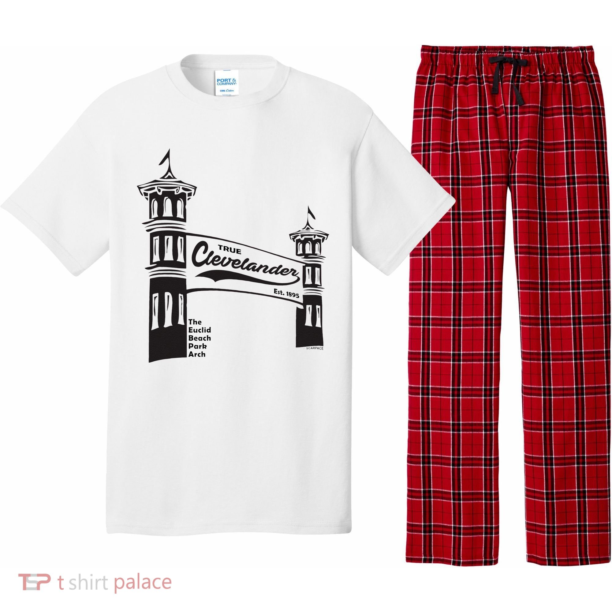 True Clevelander! Euclid Beach Park Arch in Cleveland Ohio Pajama Set