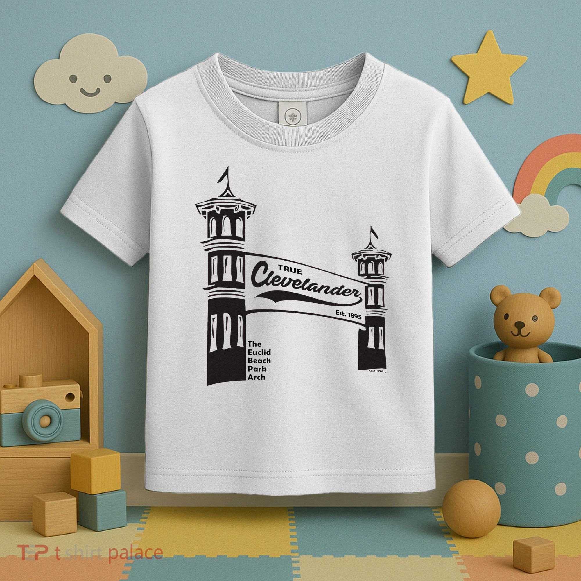 True Clevelander! Euclid Beach Park Arch in Cleveland Ohio Toddler T-Shirt