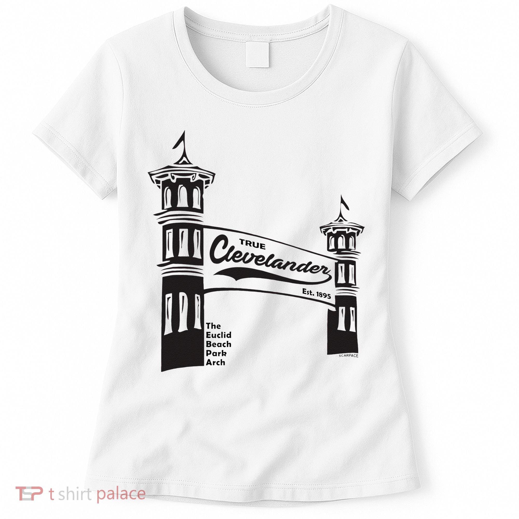 True Clevelander! Euclid Beach Park Arch in Cleveland Ohio Women's T-Shirt