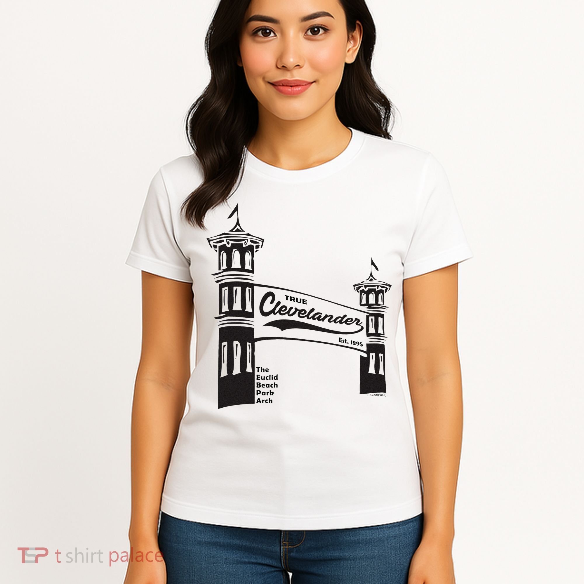 True Clevelander! Euclid Beach Park Arch in Cleveland Ohio Women's T-Shirt