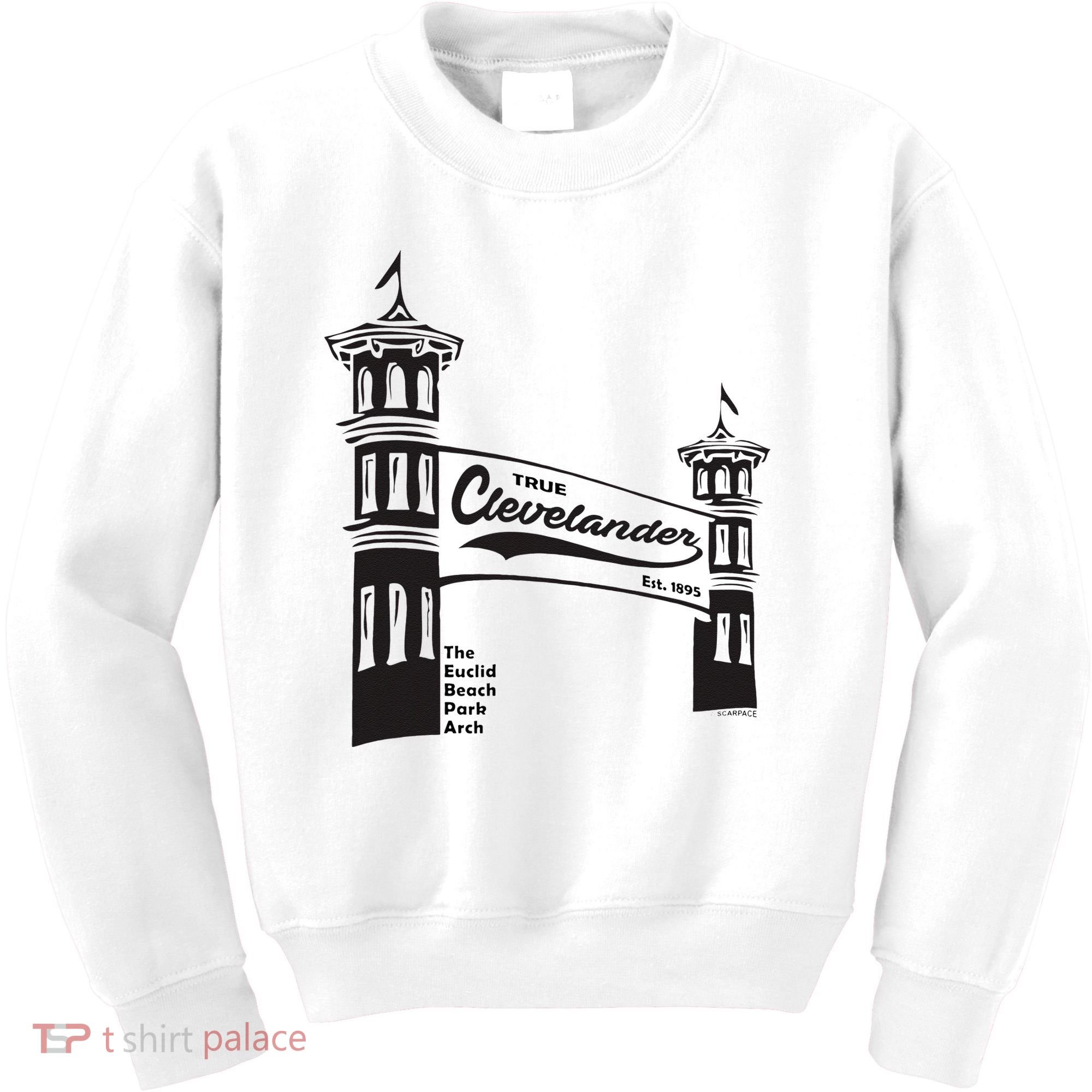 True Clevelander! Euclid Beach Park Arch in Cleveland Ohio Kids Sweatshirt