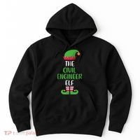 The Civil Engineer Elf Christmas Family Matching Hoodie thumb 0