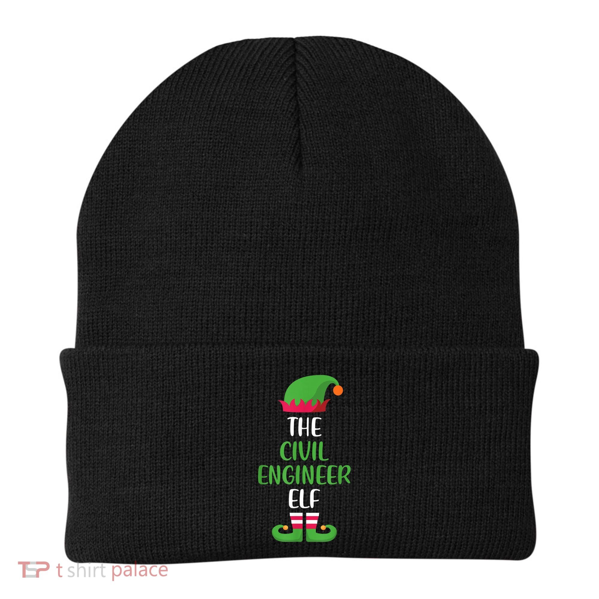 The Civil Engineer Elf Christmas Family Matching Beanie