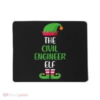 The Civil Engineer Elf Christmas Family Matching Mousepad thumb 0