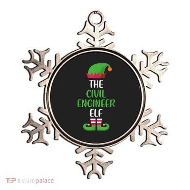 The Civil Engineer Elf Christmas Family Matching Ornament
