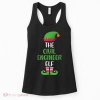 The Civil Engineer Elf Christmas Family Matching Women's Tank Top thumb 0