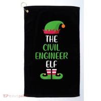 The Civil Engineer Elf Christmas Family Matching Golf Towel thumb 0