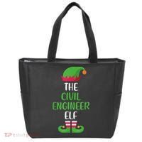 The Civil Engineer Elf Christmas Family Matching Tote Bag thumb 0