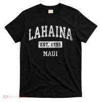 This Classic Established Lahaina Hawaii Shirts Features A Traditional Distressed T-Shirt thumb 0
