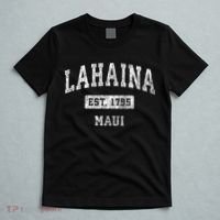 This Classic Established Lahaina Hawaii Shirts Features A Traditional Distressed T-Shirt thumb 5
