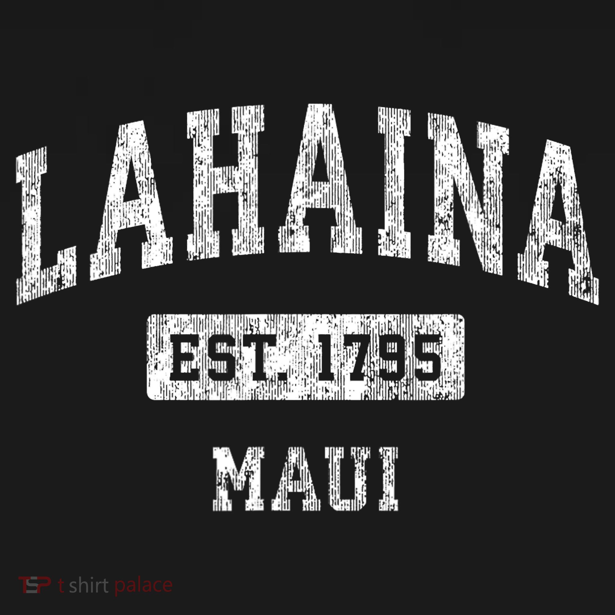 This Classic Established Lahaina Hawaii Shirts Features A Traditional Distressed Polo