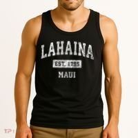 This Classic Established Lahaina Hawaii Shirts Features A Traditional Distressed Tank Top thumb 3