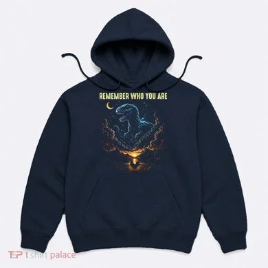 T-Rex Chicken Evolution Remember Who You Are Hoodie