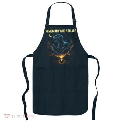 T-Rex Chicken Evolution Remember Who You Are Apron