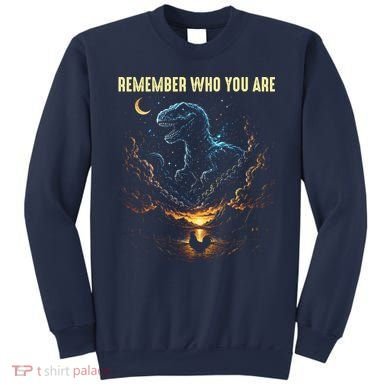 T-Rex Chicken Evolution Remember Who You Are Sweatshirt