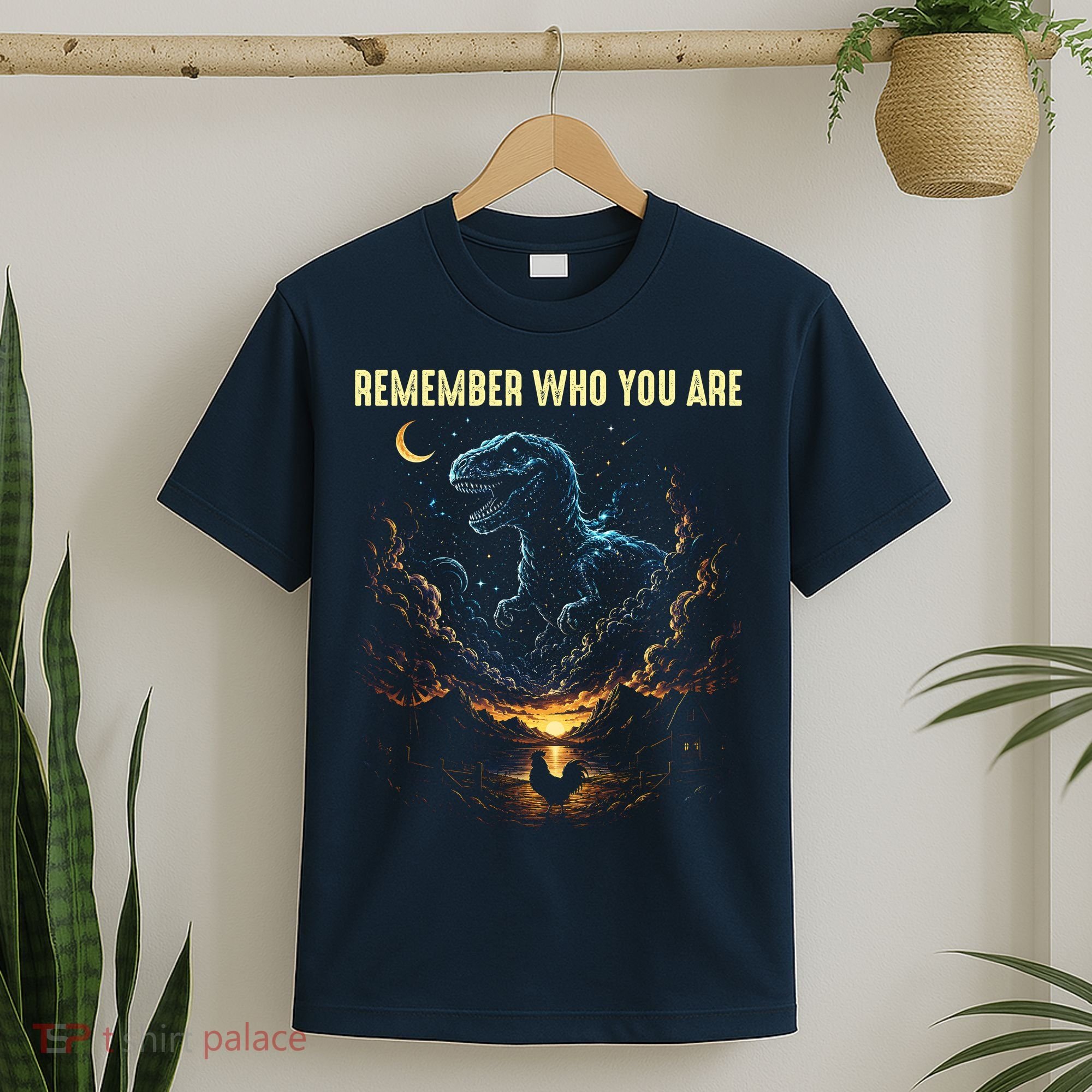 T-Rex Chicken Evolution Remember Who You Are T-Shirt