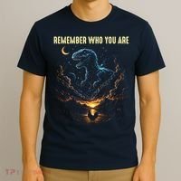 T-Rex Chicken Evolution Remember Who You Are T-Shirt thumb 3