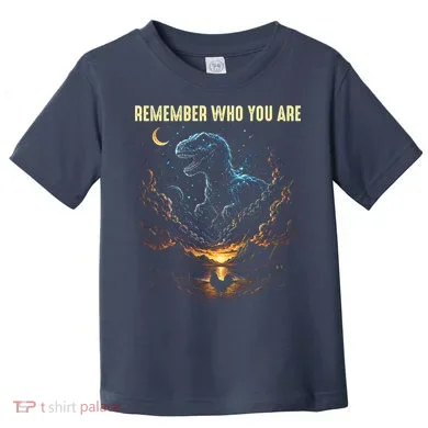 T-Rex Chicken Evolution Remember Who You Are Toddler T-Shirt