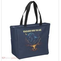T-Rex Chicken Evolution Remember Who You Are Tote Bag thumb 2