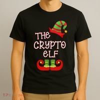 The Crypto Elf Funny Family Matching Christmas T-Shirt thumb 3