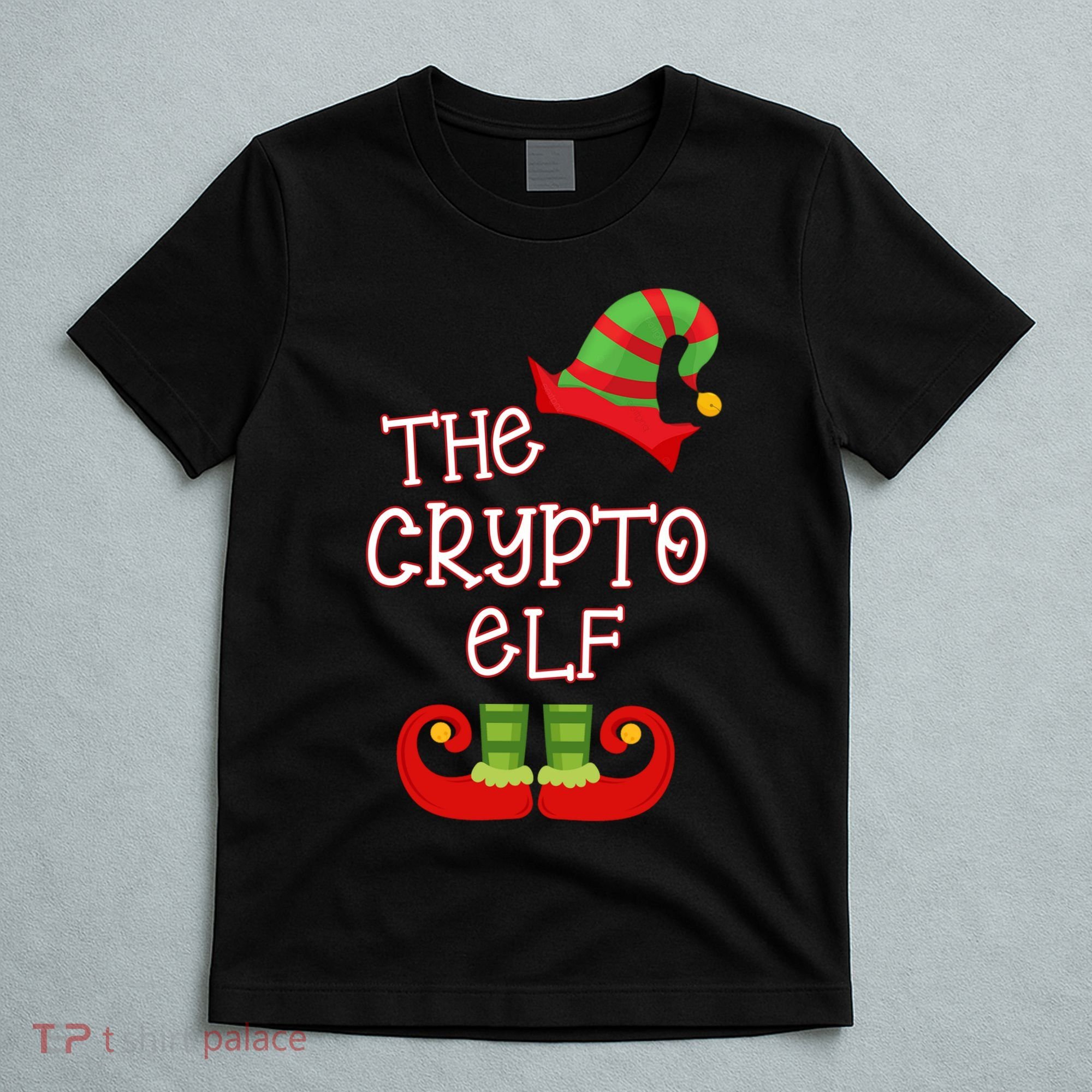 The Crypto Elf Funny Family Matching Christmas T-Shirt