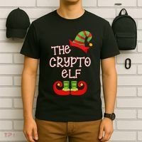 The Crypto Elf Funny Family Matching Christmas T-Shirt thumb 6