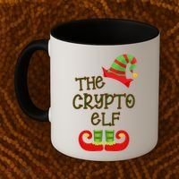 The Crypto Elf Funny Family Matching Christmas Coffee Mug thumb 2
