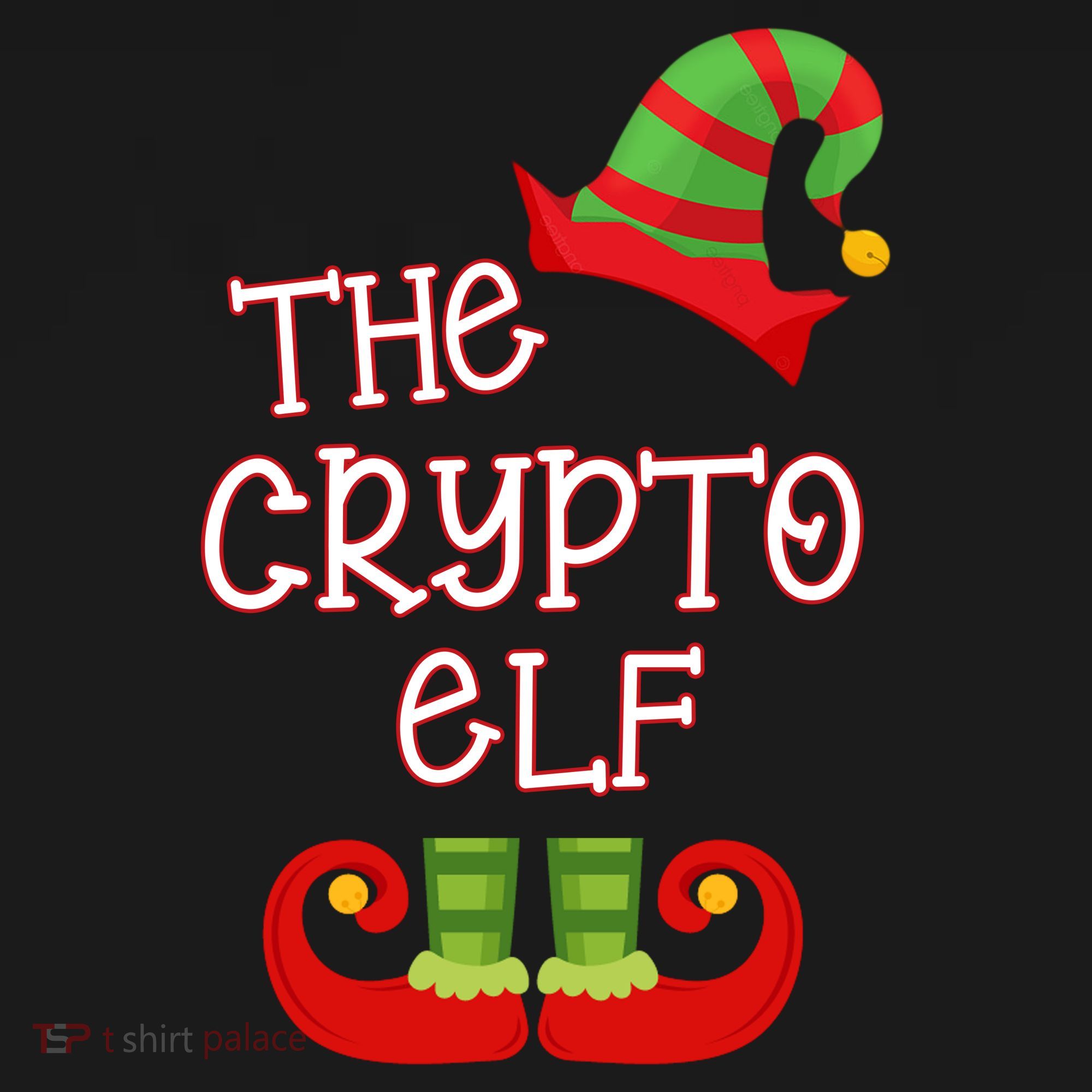 The Crypto Elf Funny Family Matching Christmas Women's Hoodie