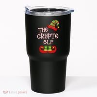 The Crypto Elf Funny Family Matching Christmas Tumbler thumb 0