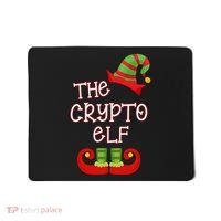The Crypto Elf Funny Family Matching Christmas Mousepad thumb 0