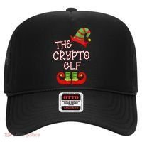 The Crypto Elf Funny Family Matching Christmas Hat thumb 0