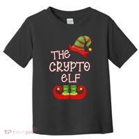 The Crypto Elf Funny Family Matching Christmas Toddler T-Shirt thumb 0
